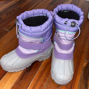 Khombu Justin Snow Boots Purple